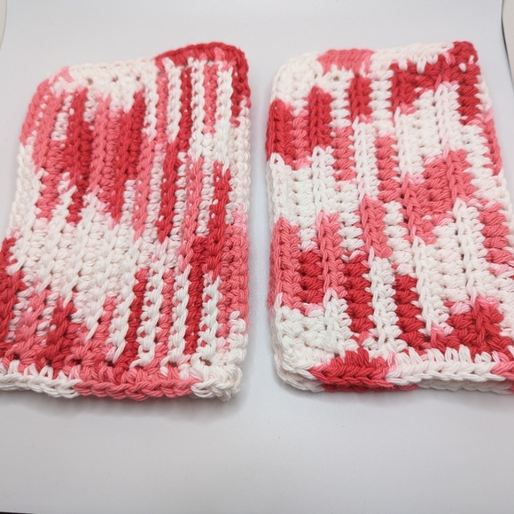 💞2/$2 HAND CRAFTED Crocheted All Purpse 100% Cottn Reus ble Bath or Dish Cloths - Picture 8 of 8